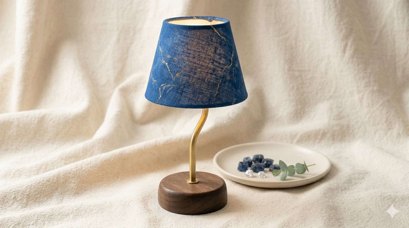 The Azure Meridian Task Lamp