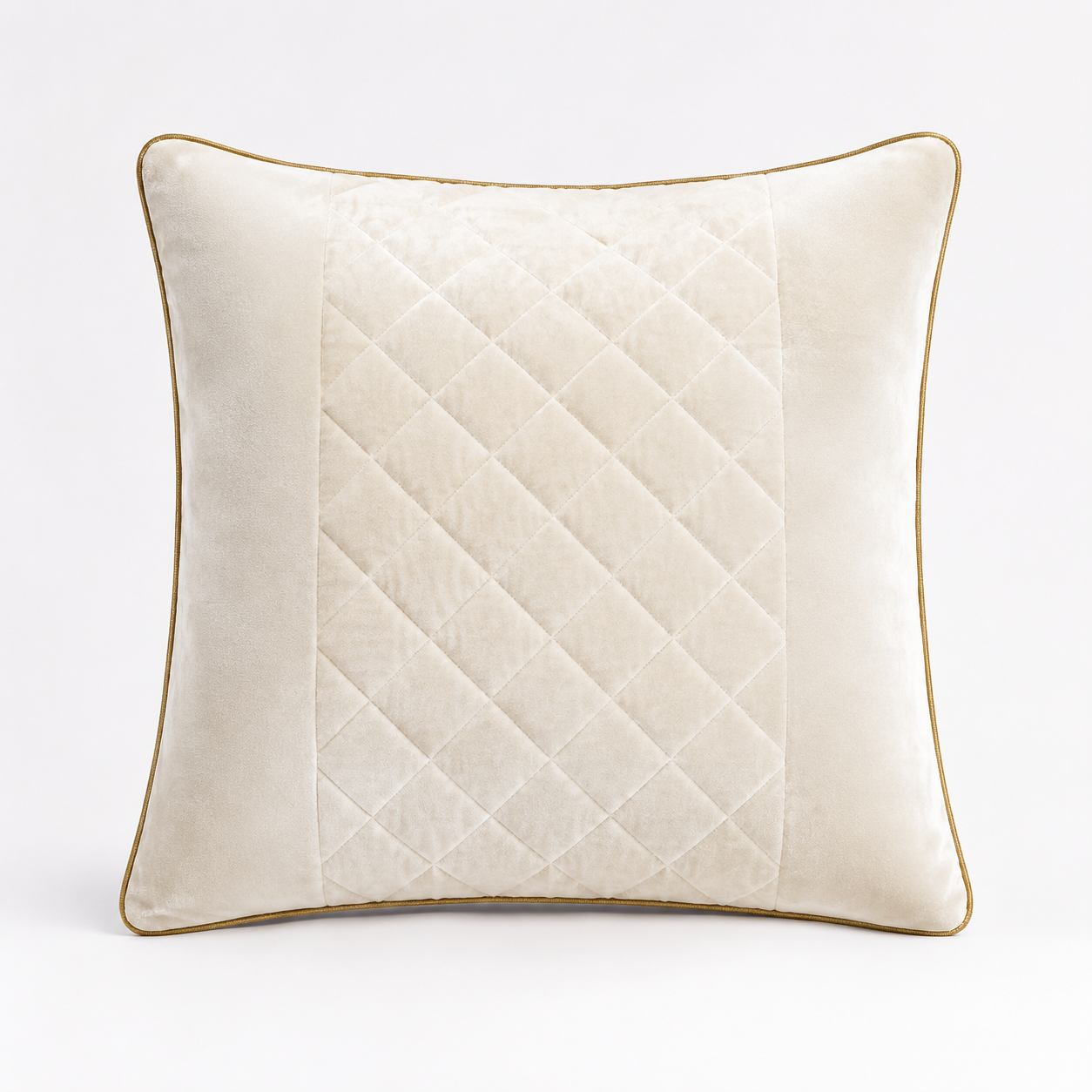 The Bloom Velvet Cushion on white background