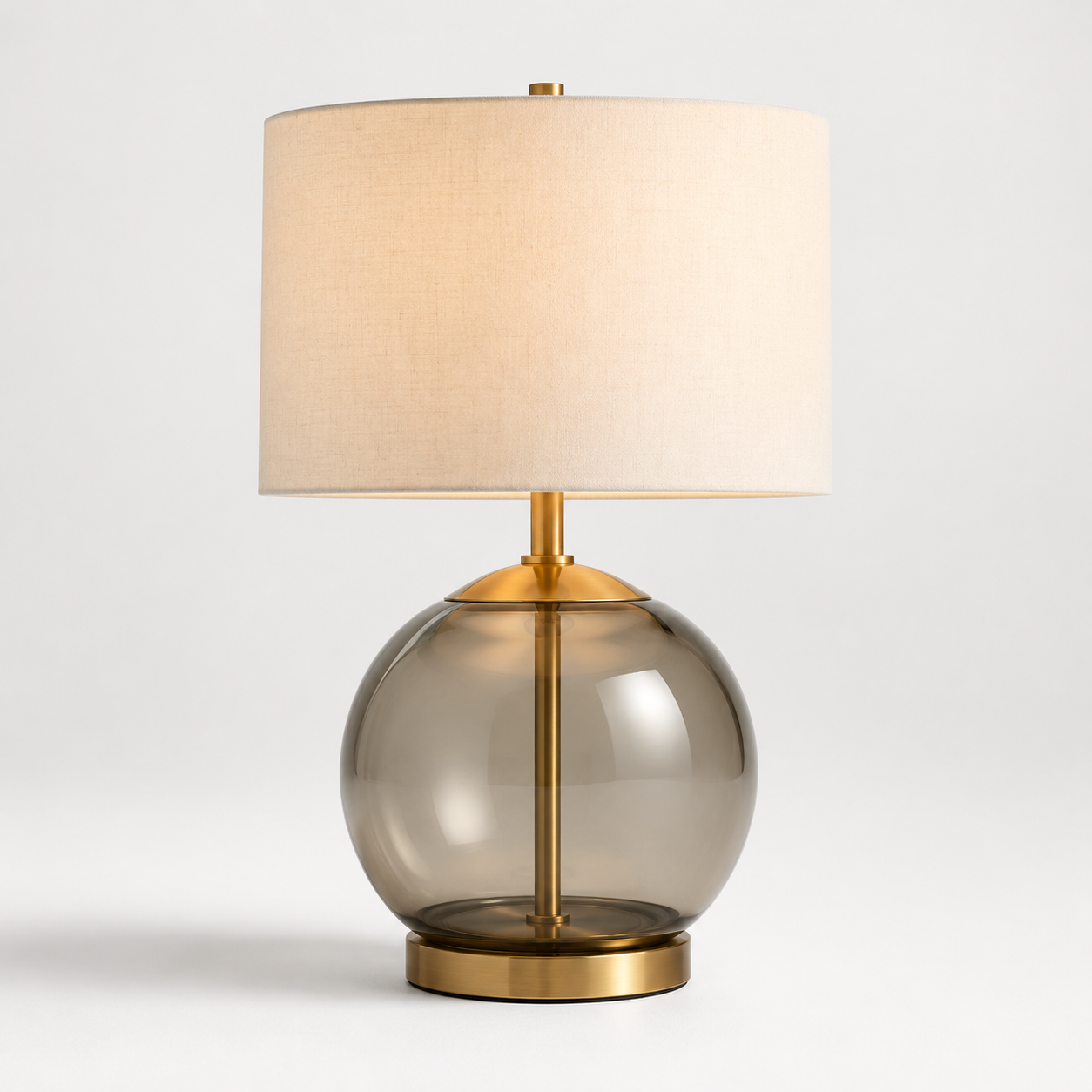 The Meridian Arc Lamp on white background